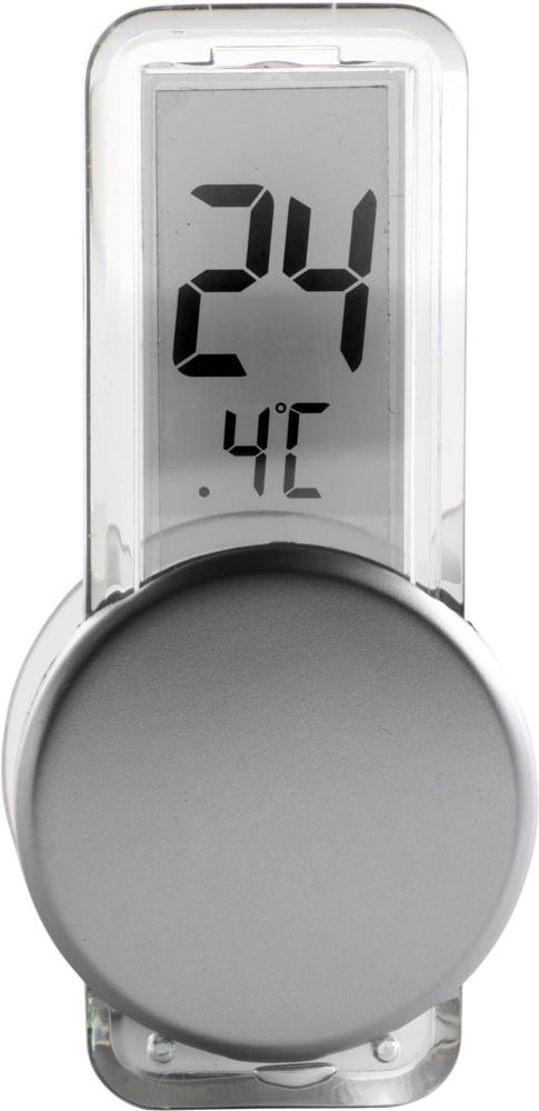 Thermometer Roxanne | Kunststof | Zuignap | Zilver
