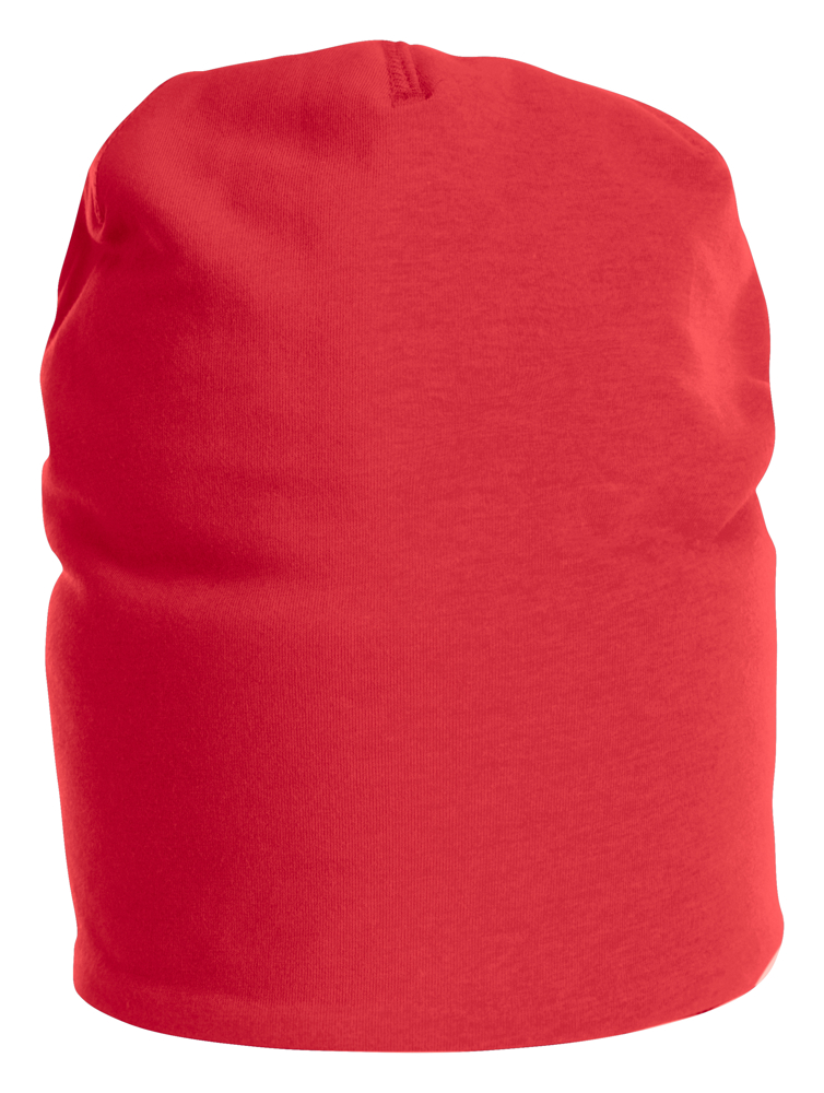9038 GEVOERDE BEANIE - Rood