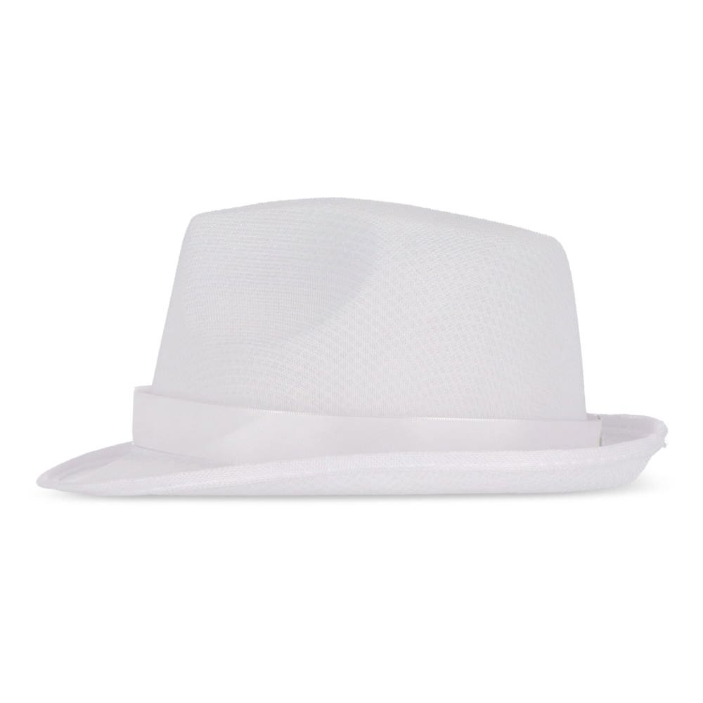 Polyester hoed met band