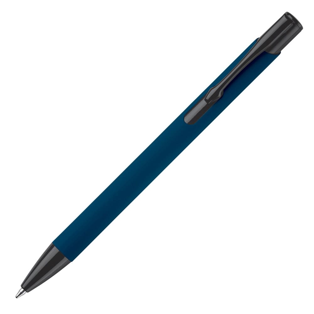 Balpen Alicante soft touch - Donkerblauw / Zwart