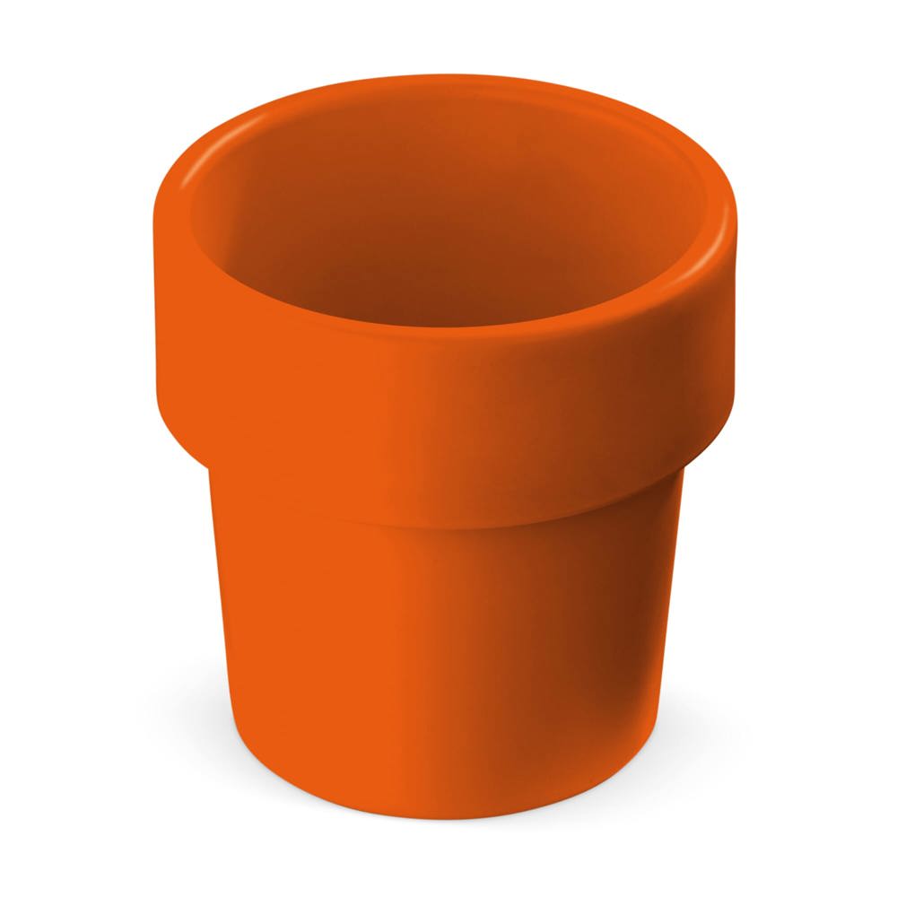 Hot-but-cool beker met kerstomaten zaadjes - Oranje