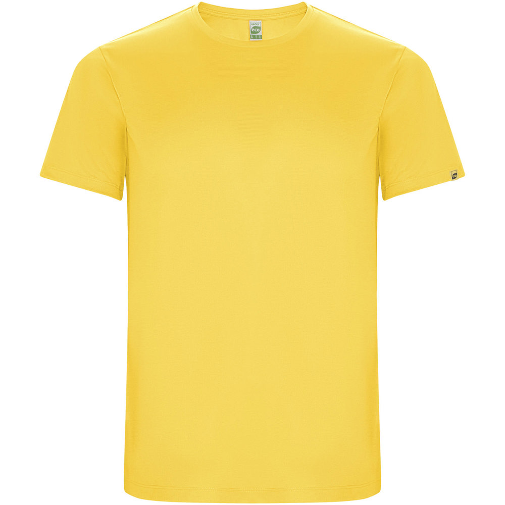 Imola 135 g/m² sportshirt met korte mouwen voor kinderen - Geel