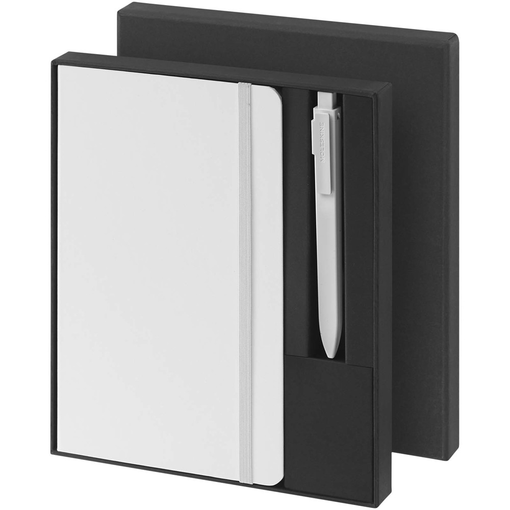 Moleskine geschenkset met notitieboek en pen - Wit