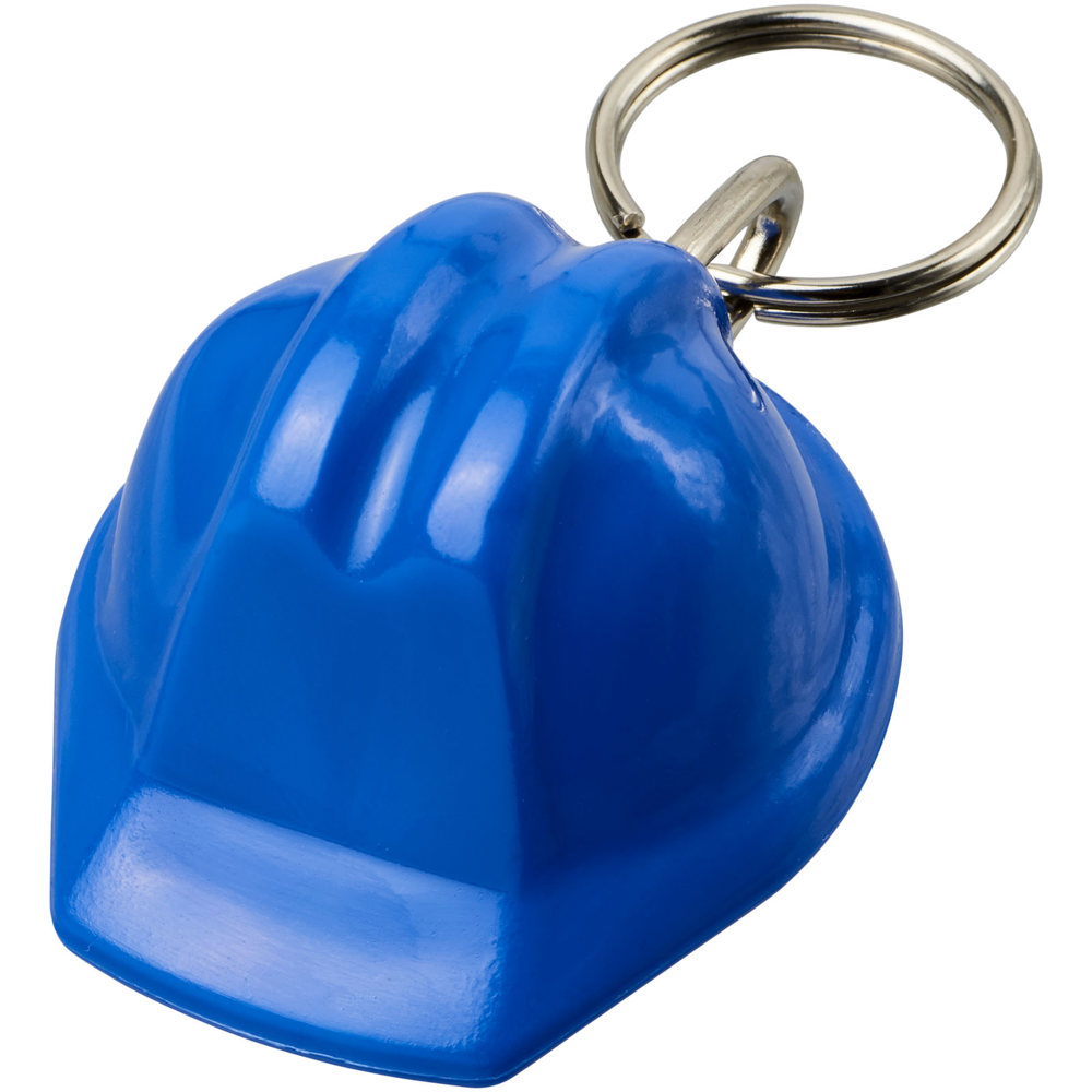Kolt gerecyclede sleutelhanger in de vorm van een harde hoed - blauw