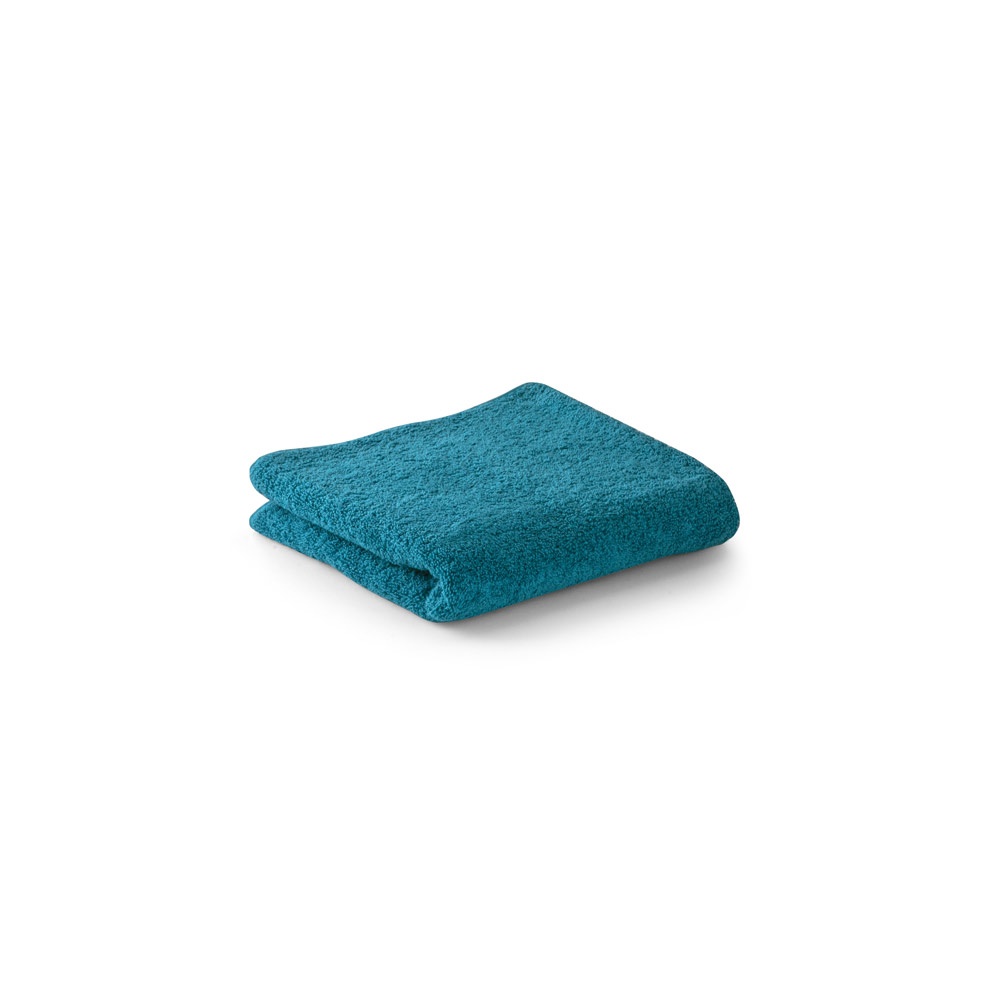 BARDEM M. Gezichtshanddoek (500 g/m²) van katoen (82%) en gerecycleerd katoen (18%) - Licht blauw