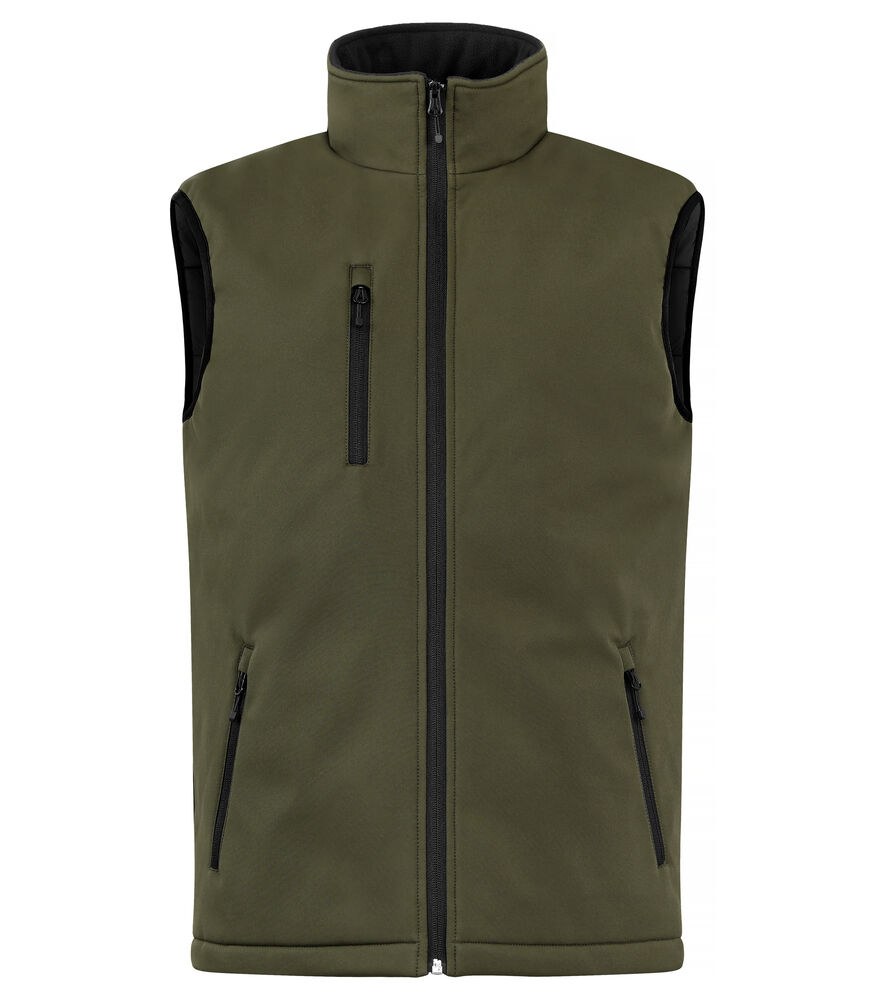 Clique - Padded Softshell Vest - Mistgroen