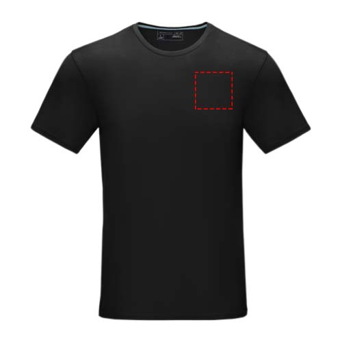 Azurite heren T-shirt met korte mouwen biologisch textiel