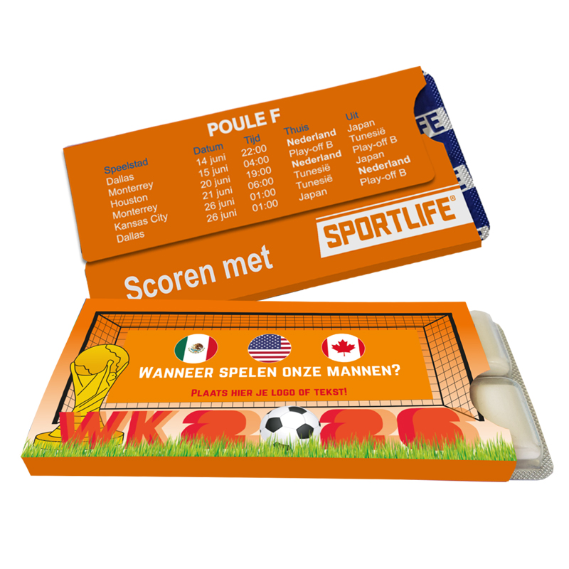 WK kauwgum 26 / Speelschema