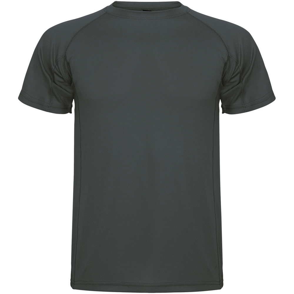 Montecarlo 150 g/m² sportshirt met korte mouwen voor kinderen - Donkerlood