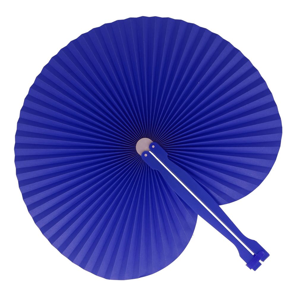 Mini opvouwbare handwaaier - blauw