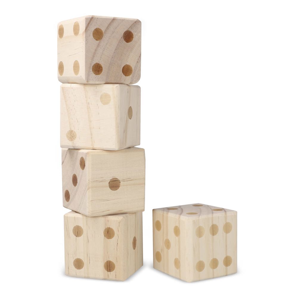 InSideOut Reuze houten dobbelsteen spel