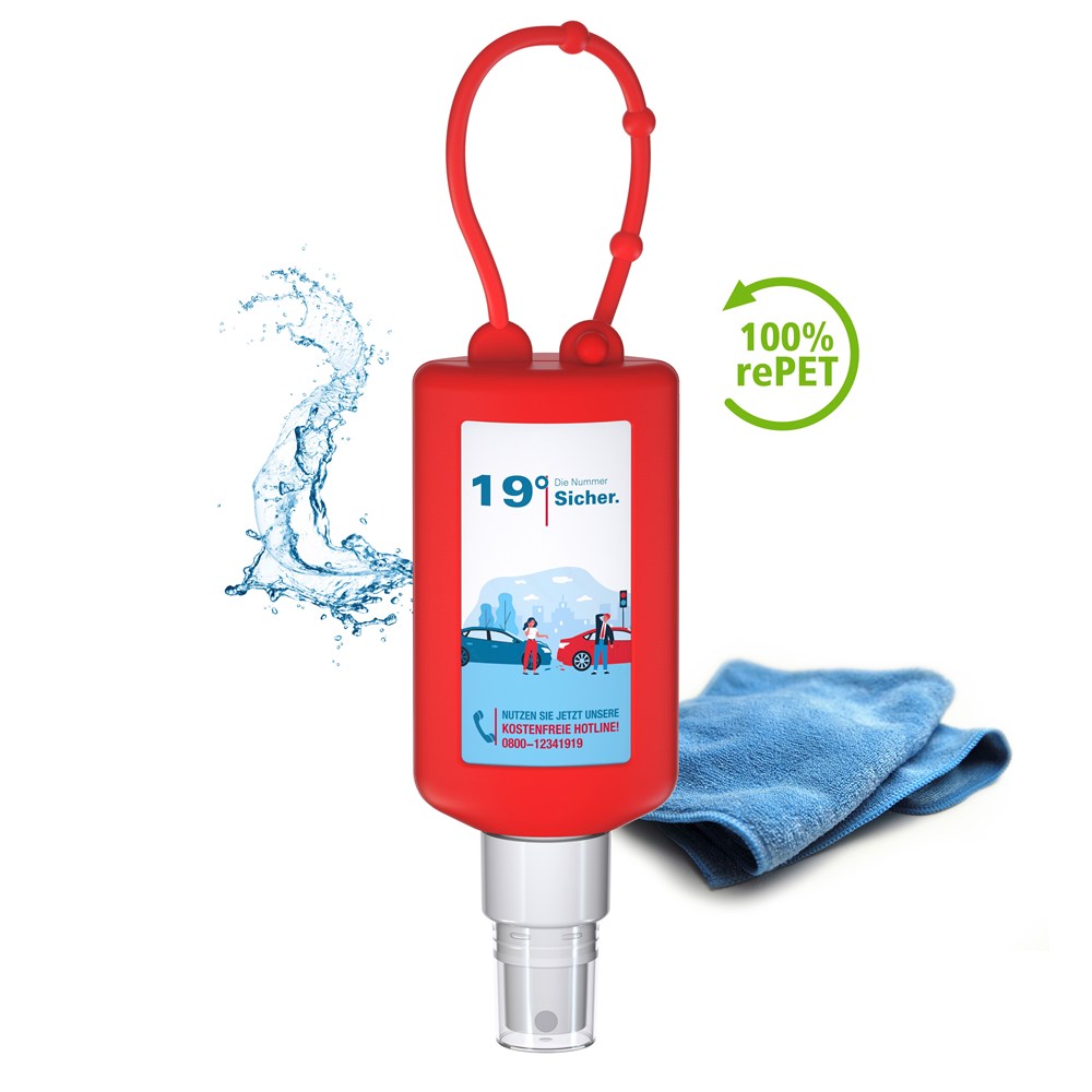 Car Cockpit Cleaner, 50 ml Bumper rood, Body Label (R-PET)