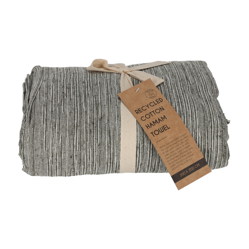 JENS Living Hamamdoek Melange Groen 200x200