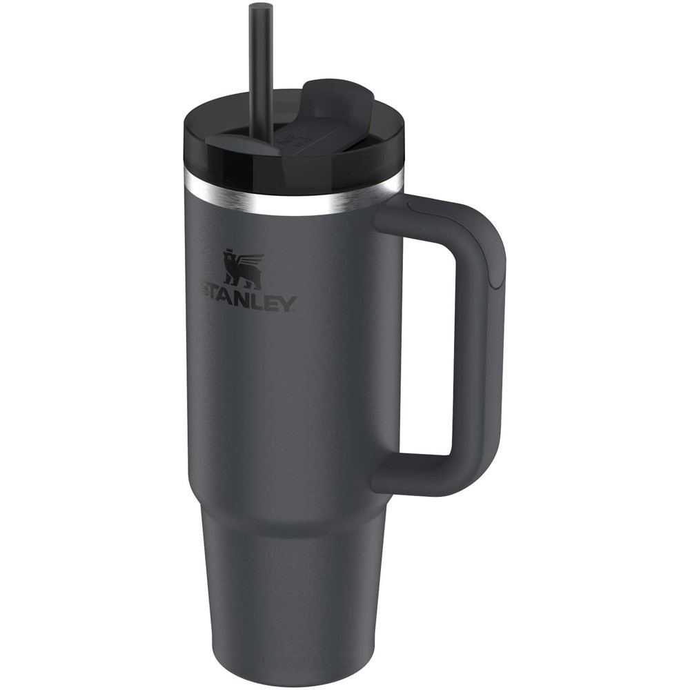 Stanley Quencher® H2.0 FlowState™ 890 ml gerecyclede, roestvrijstalen, geïsoleerde beker - Zwart