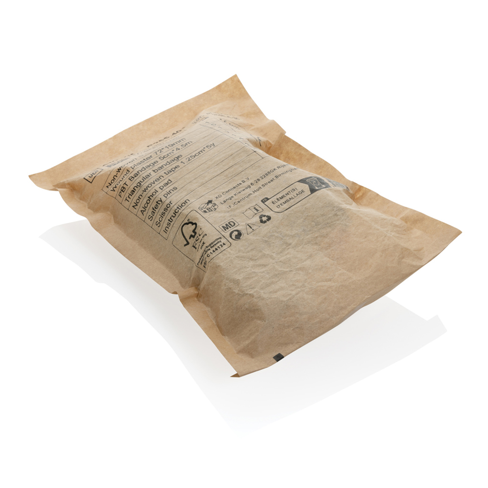 RCS gerecycled nubuck PU etui mailable EHBO-set