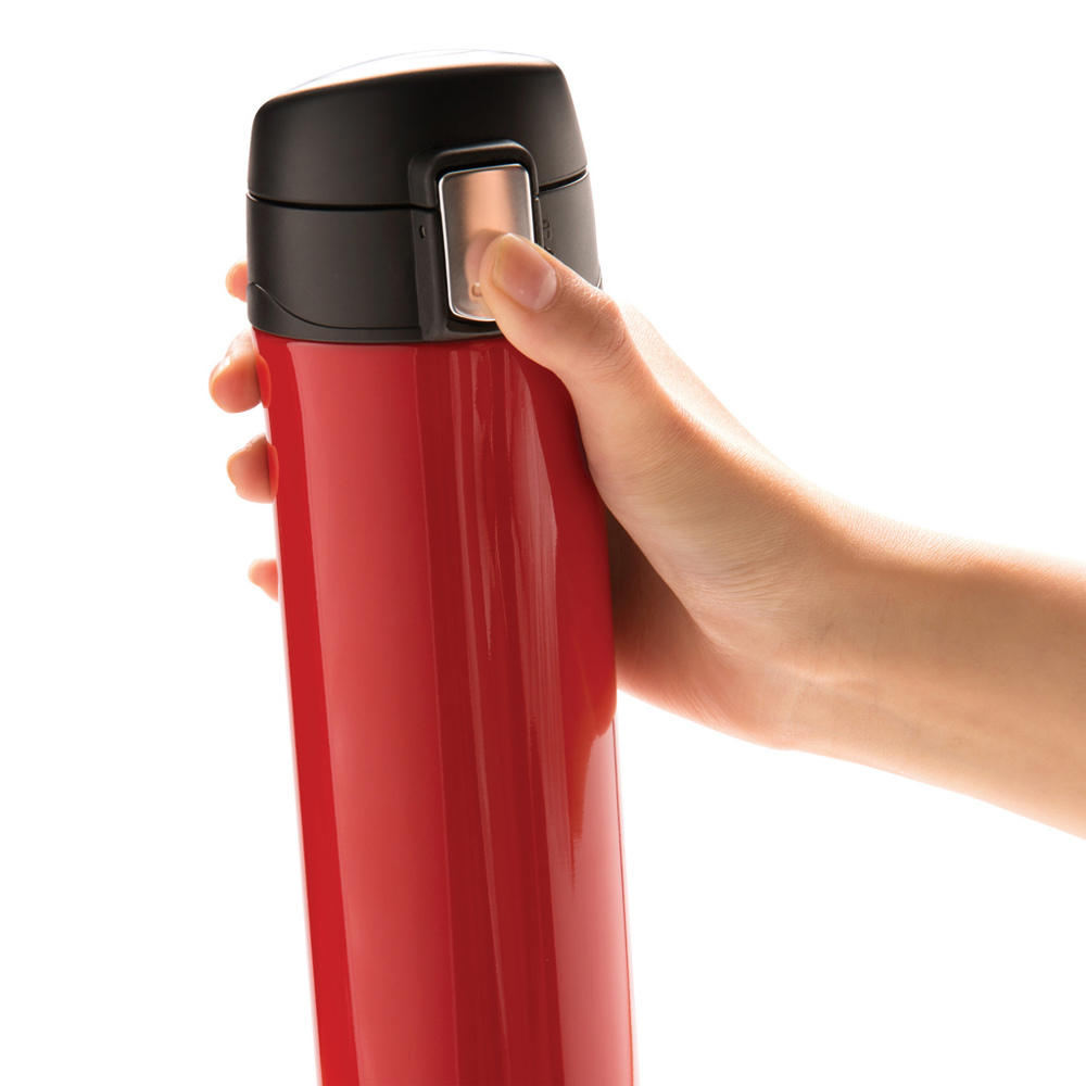 RCS gerecycled roestvrijstalen easy lock thermosfles