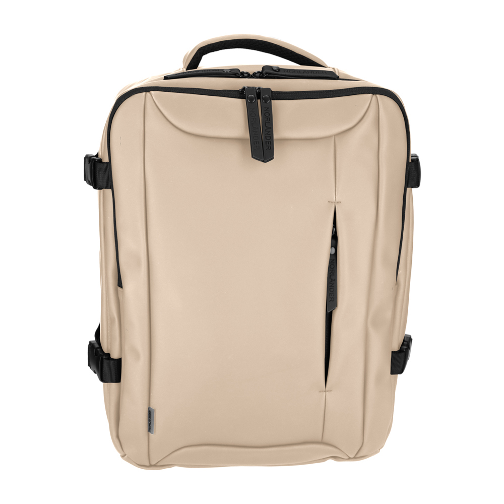 NORLÄNDER Dull PU Underseater Rugtas Eco Lining Taupe