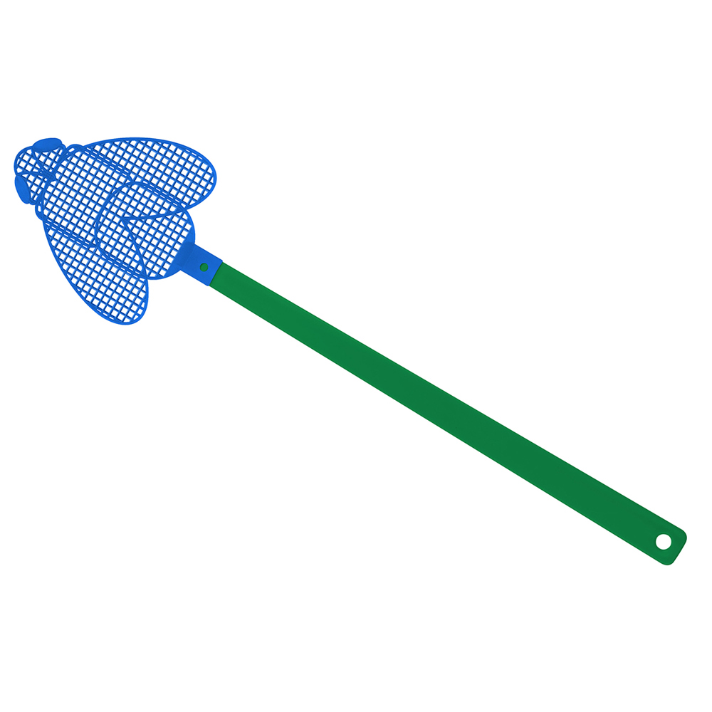 Vliegenmepper "Brummi" - groen/blauw