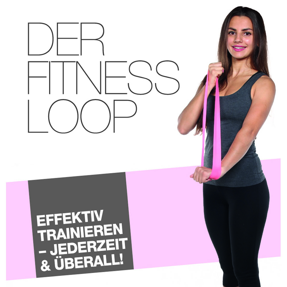 Fitnessloop, oranje (medium) - veganistisch & gemaakt van natuurlijk latex