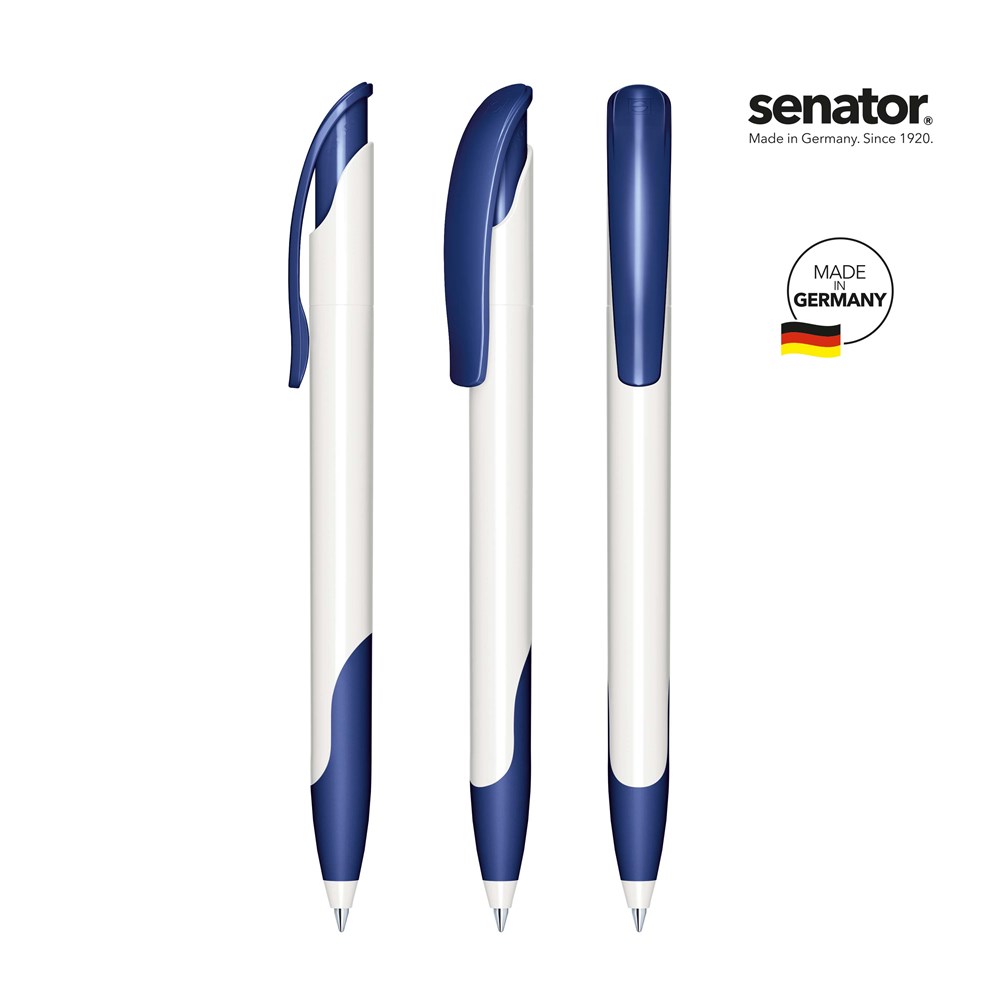 senator® Challenger Polished Basic SG  retractable pen - blauw 2757