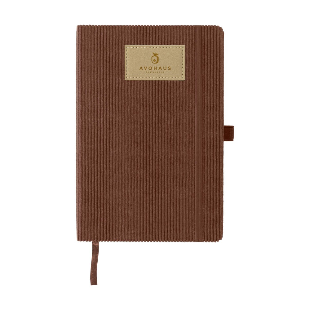 Alfie Notebook A5 notitieboek - bruin (± PMS 7518C)