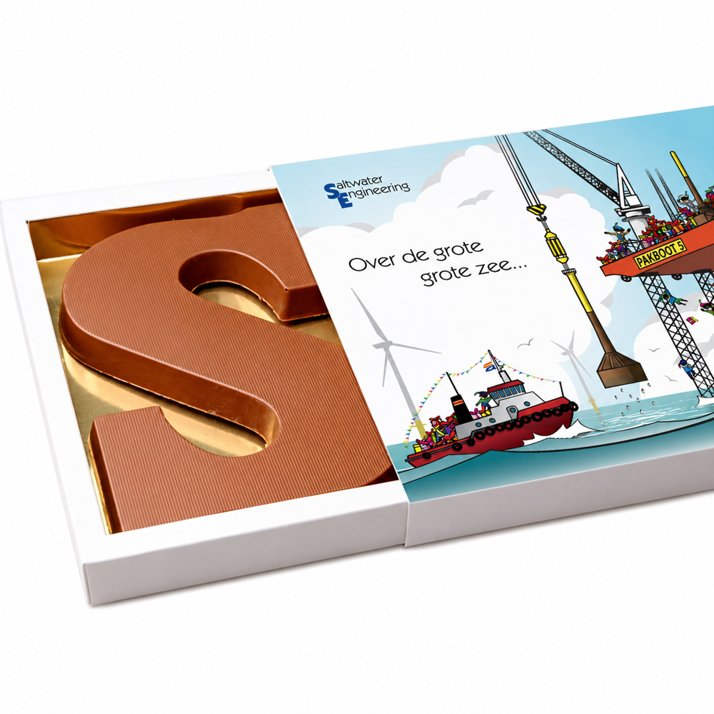 Chocoladeletter 200 gram A t/m Z