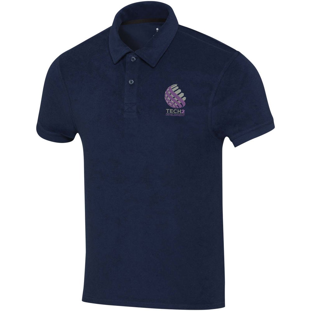 Akoya gerecyclede terry unisex polo