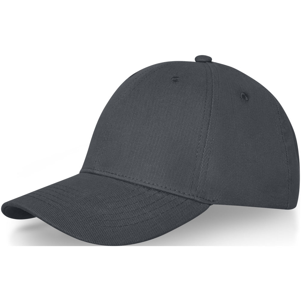 Davis 260 g/m² 6 panel cap - Stormgrijs