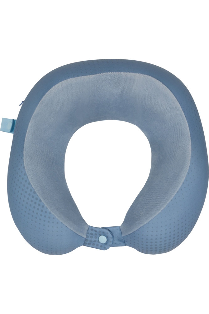 American Tourister Ta Travel Pillow Memory Foam - Stone Blue/Blue