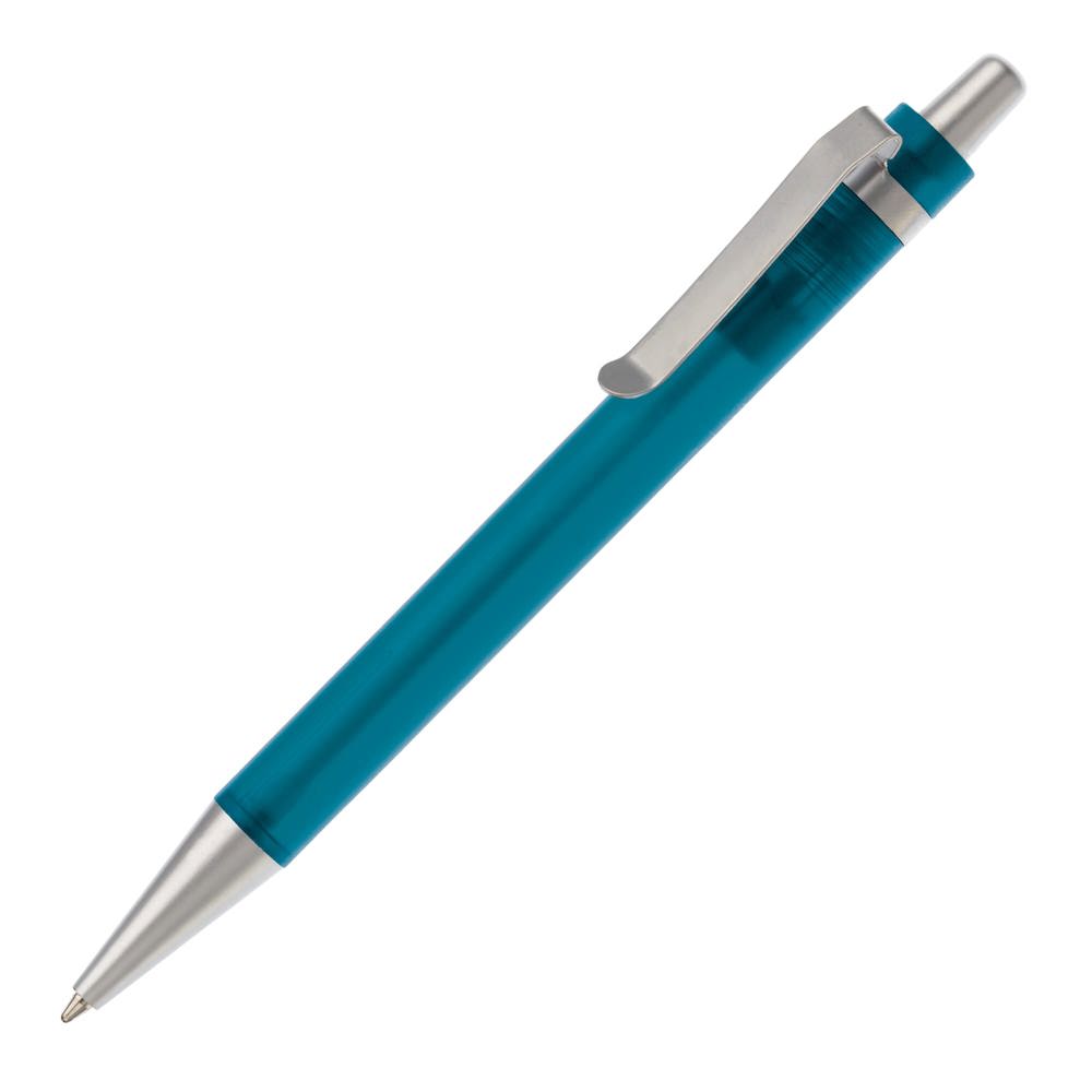 Balpen Antarctica metalen clip - Ecru / Lichtblauw