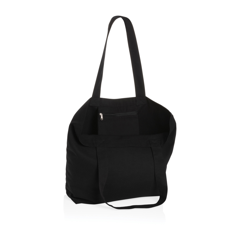 Impact Aware™ re-canvas shopper met vakje 240gsm ongeverfd