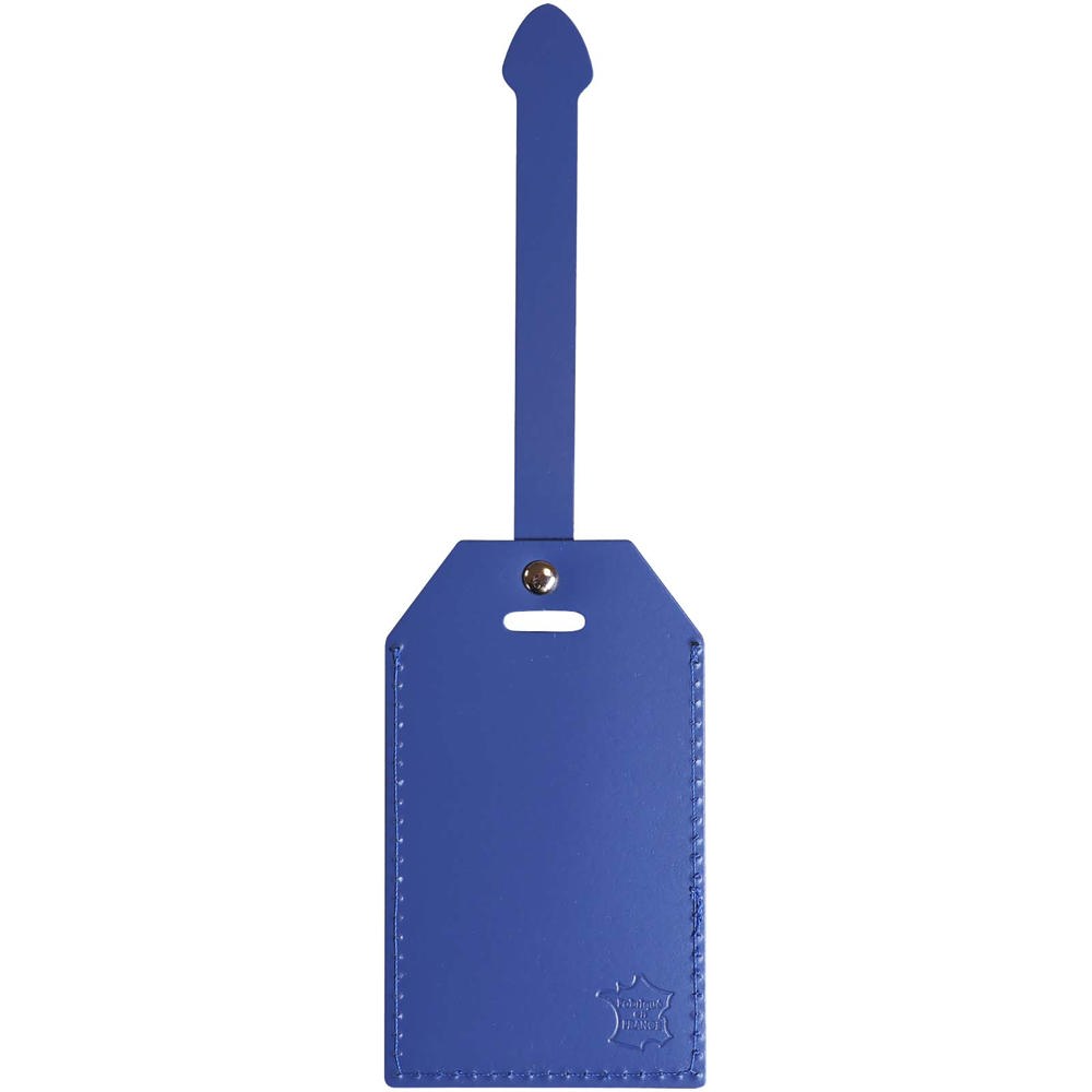 Citizen Green Milou gerecyclede leren bagagelabel - Marineblauw