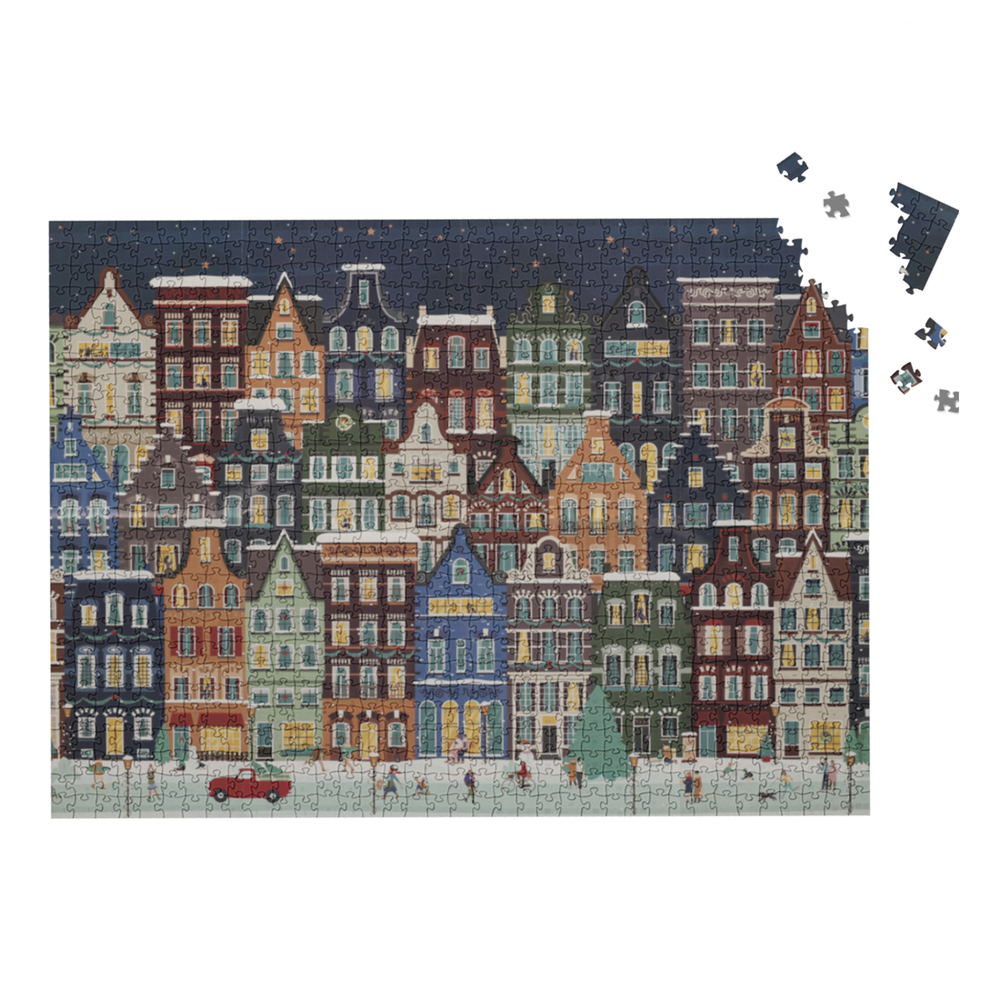 JENS Living Advent Puzzel Winter In De Stad