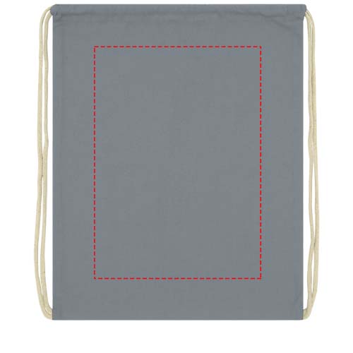 Oregon 140 g/m² katoenen rugzak met trekkoordsluiting 5L