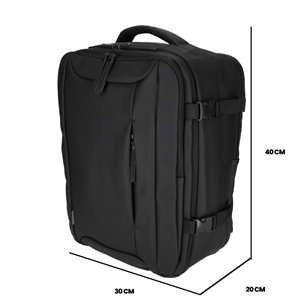 NORLÄNDER Dull PU Underseater Rugtas Zwart