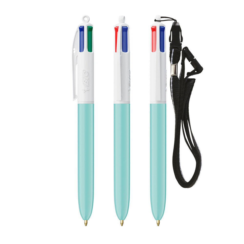 BIC® 4 Colours® ECO + lanyard