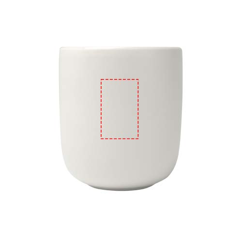 Male keramische bekers van 200 ml met matte afwerking, set van 2
