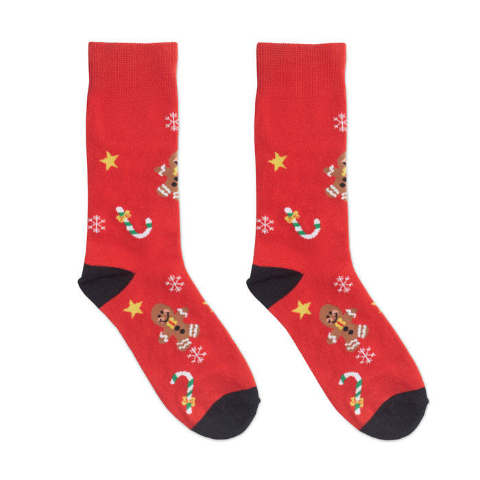 SOC MEDIUM - Paar kerstsokken M