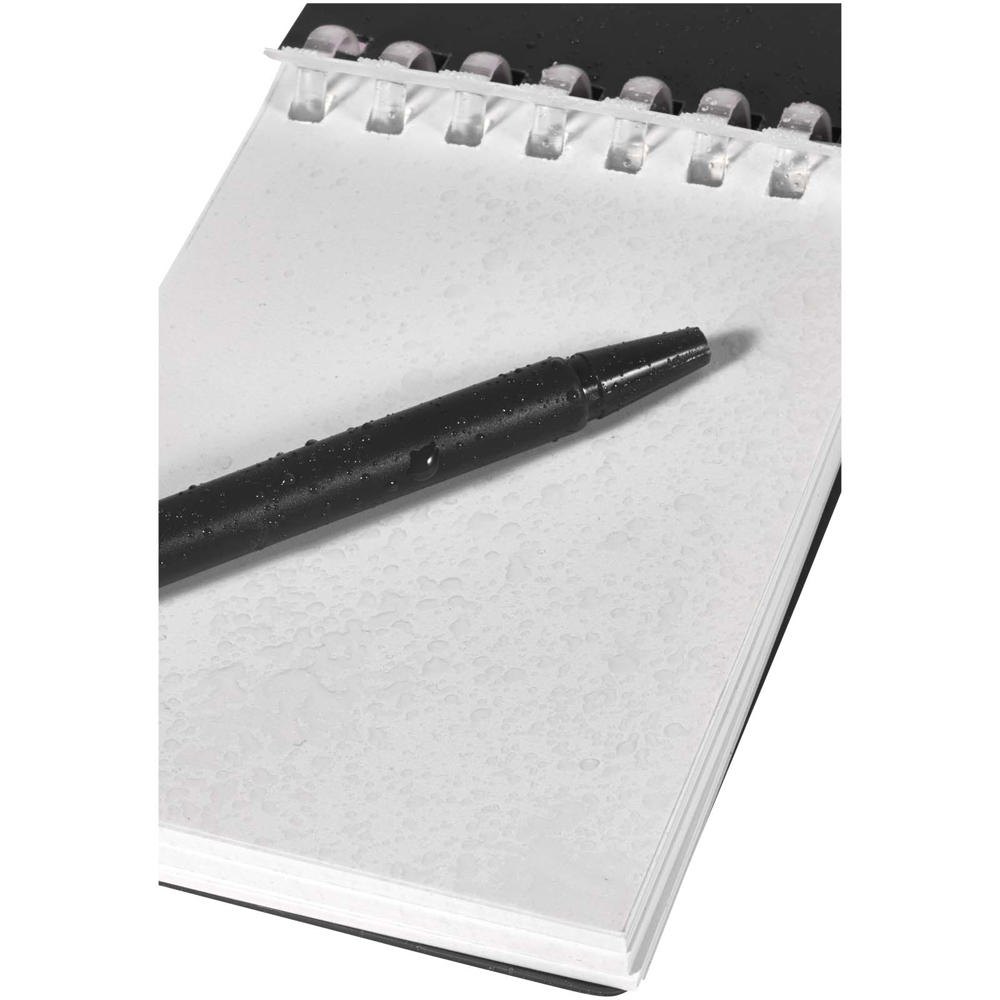 Lig Mini gerecycleerd outdoor notitieboek met zachte kaft en balpen (zwarte inkt)