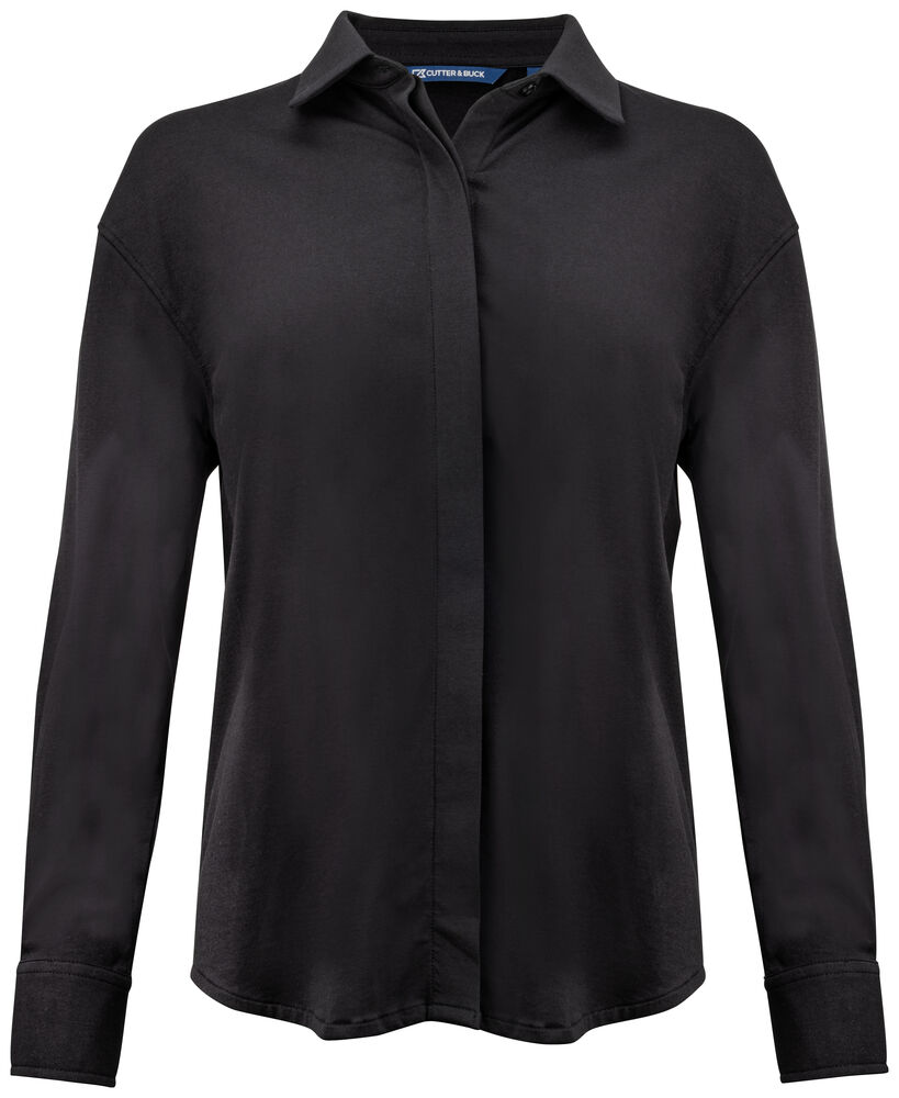 Cutter & Buck - Hedley Stretch Shirt Dames - Zwart