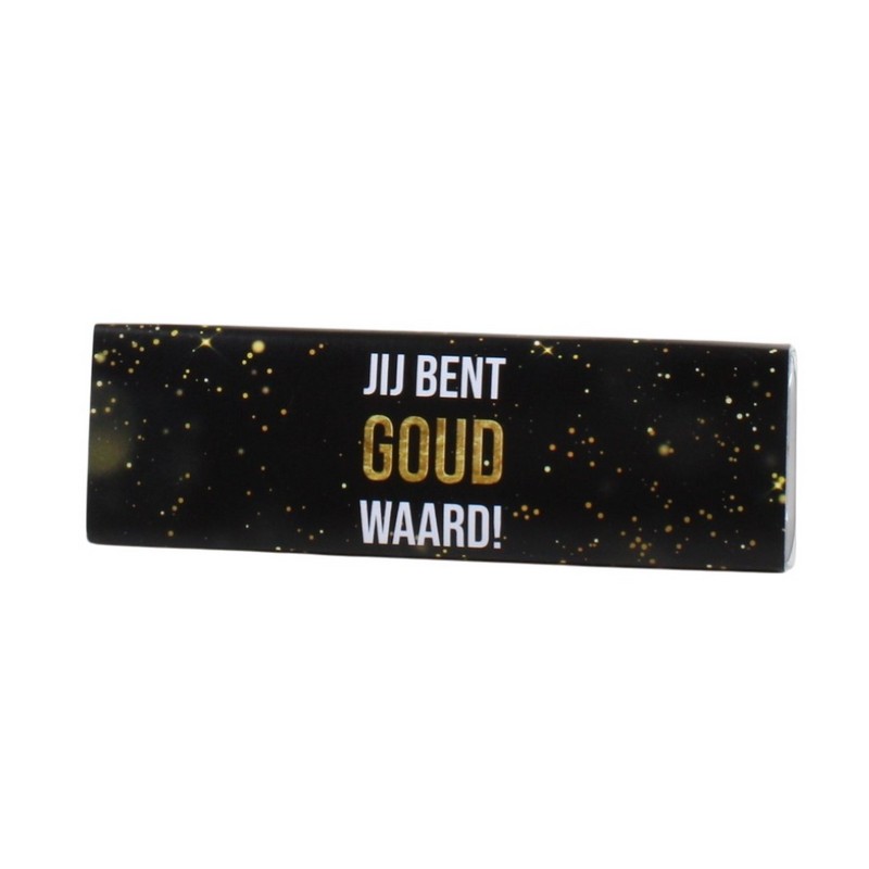 Chocoladereep - "Jij bent goud Waard!"