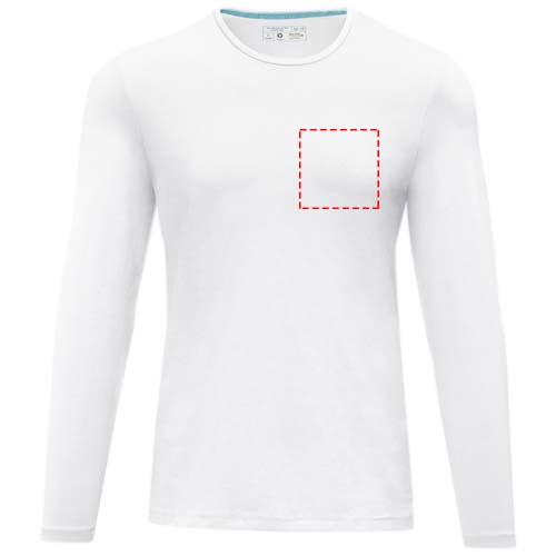 Ponoka biologisch heren t-shirt met lange mouwen