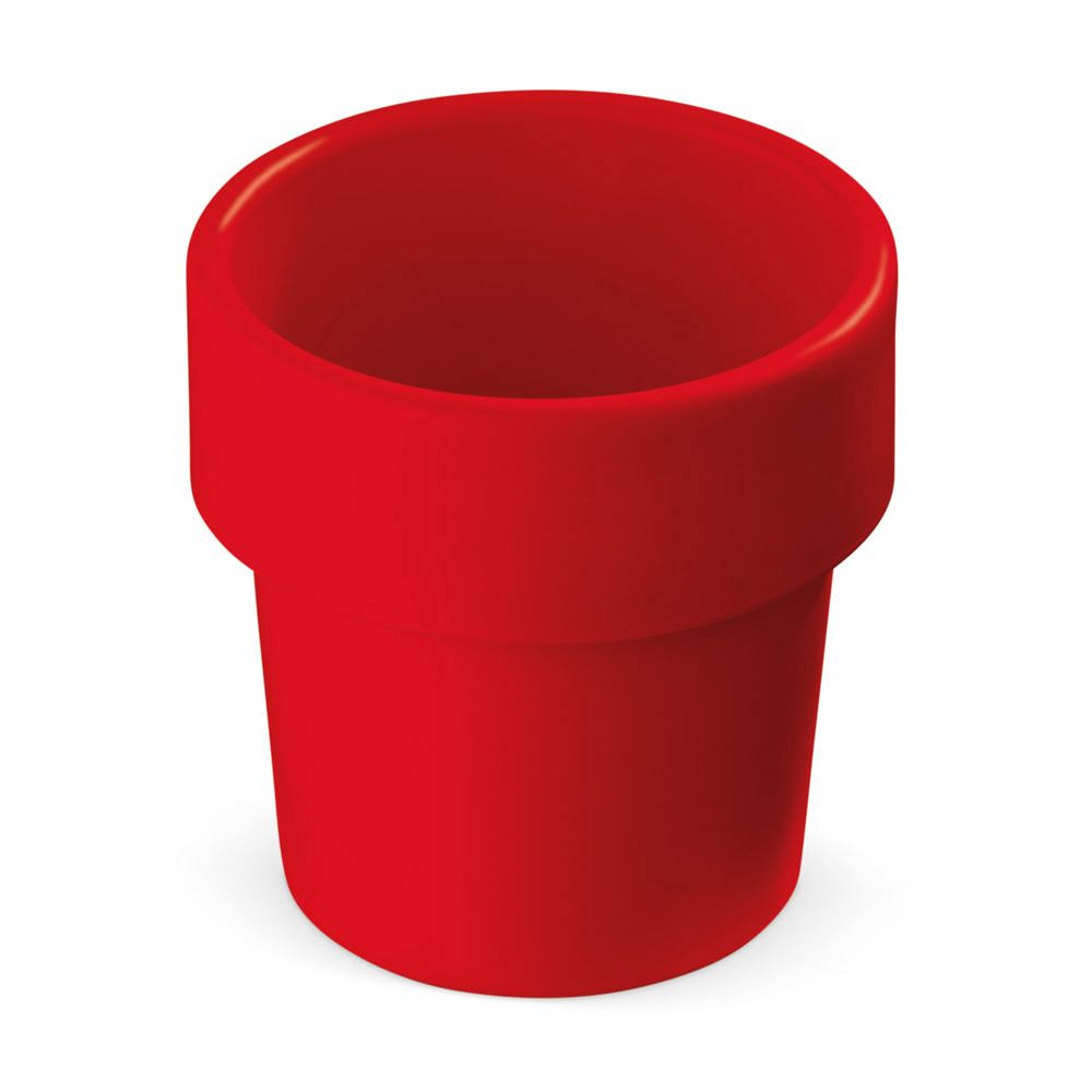 Hot-but-cool beker met kerstomaten zaadjes - Rood