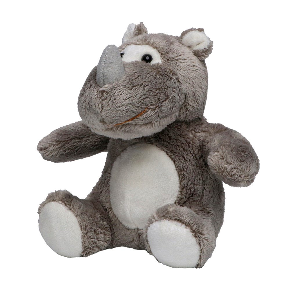 Pluche neushoorn Leif - grijs