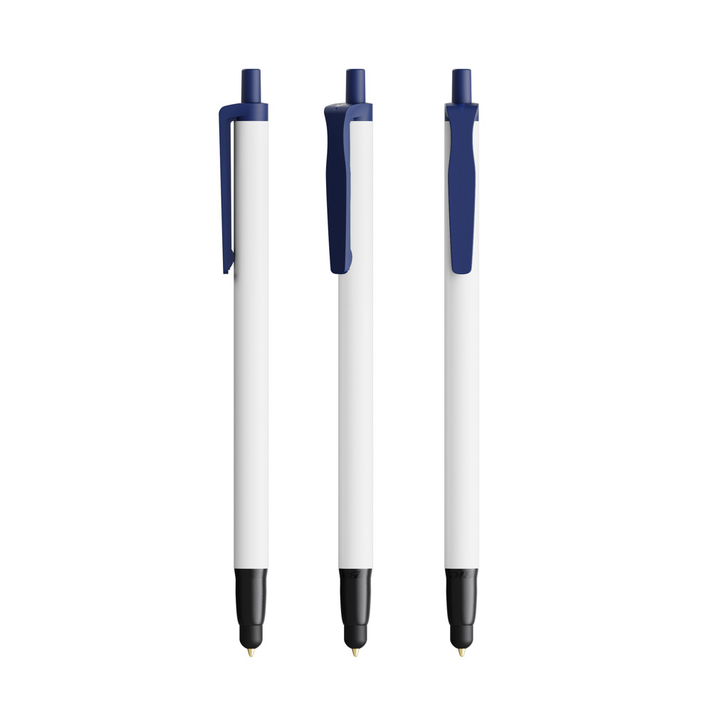 BIC® Clic Stic Stylus Ecolutions® Balpen - Marineblauw Gerecycleerd Blauwe Inkt