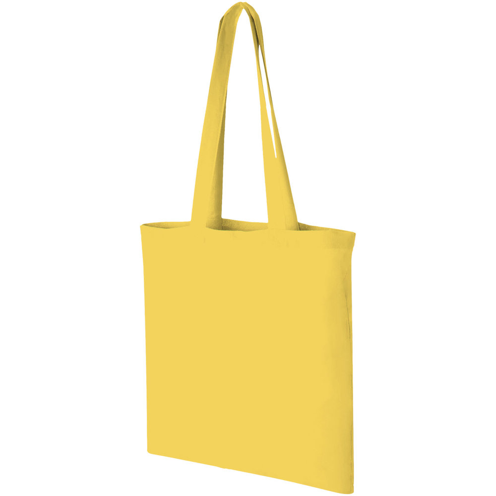 Carolina 100 g/m² katoenen draagtas 7L - Geel