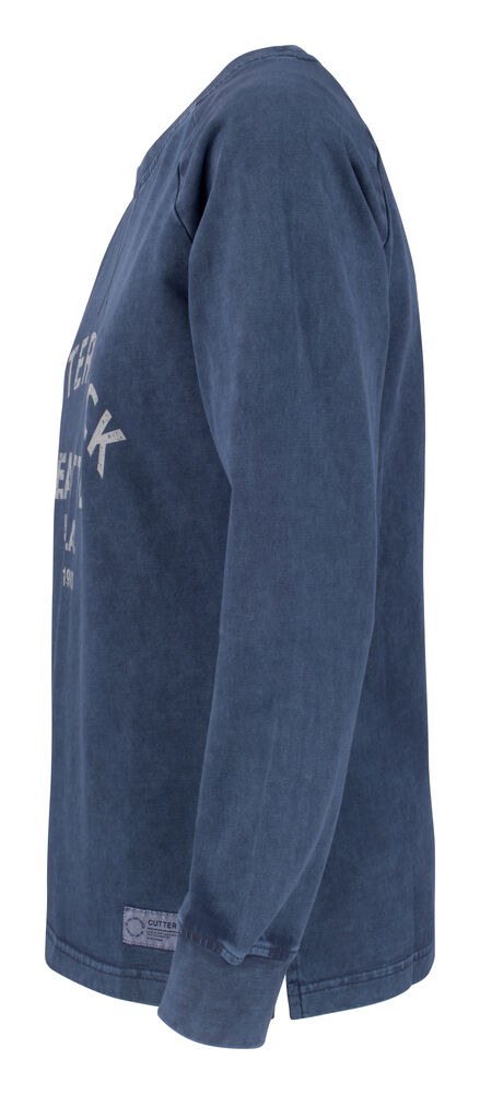 Cutter & Buck - Thorp Denim Crew Dames Denim Blauw XS