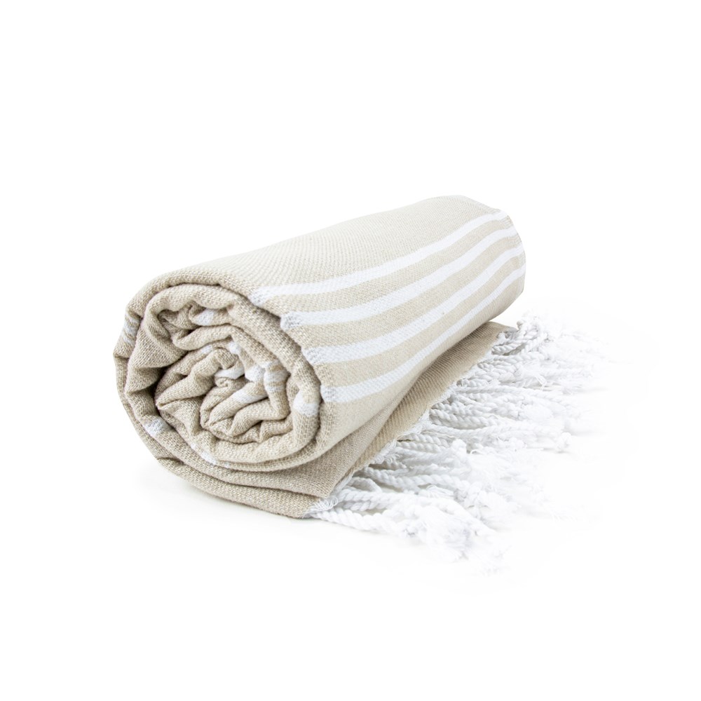 Hamam Sultan Towel - Beige/wit