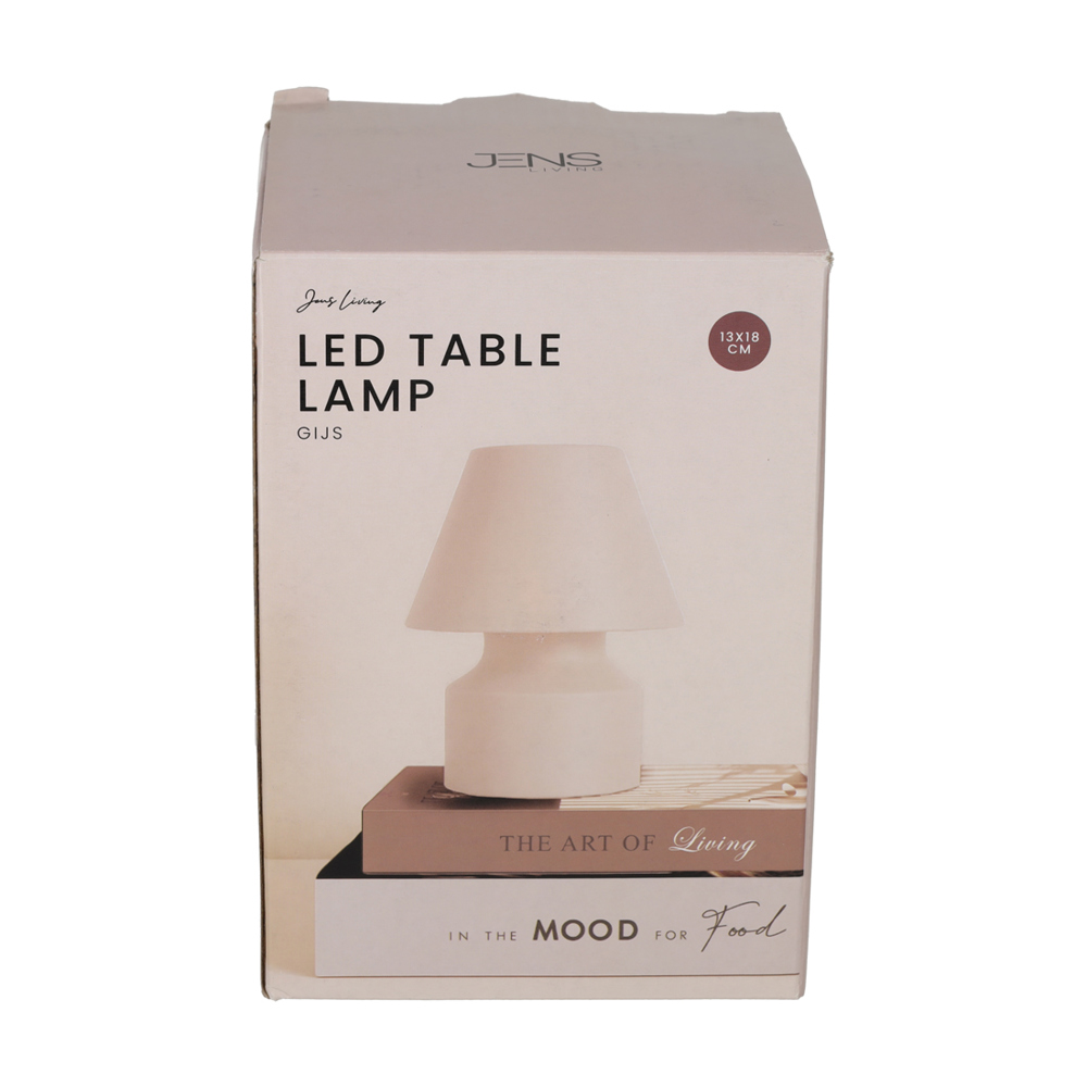 JENS Living LED Tafellamp Gijs Wit