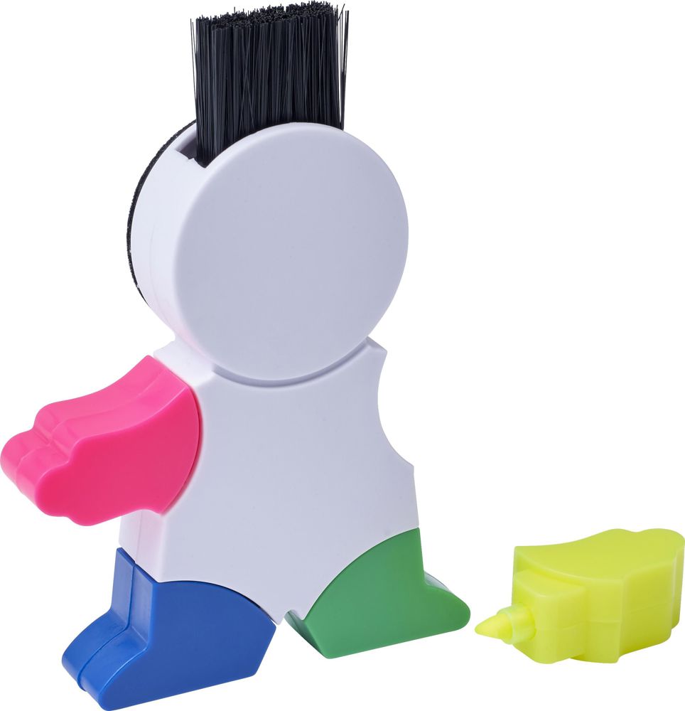 Markeerstiftenset Ella | Poppetjesvorm | 4 kleuren